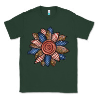 Sports Green american sunflower Classic Tee - BundleAndBundleShop
