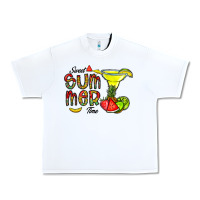 White sweet summer time Urban Heavy Tee - CowhideDigitalArt