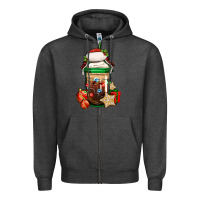 Christmas Vacation Trapper Hat Coffee Cup Zipper Hoodie | Teevron