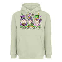 Matcha mardi gras gnomes Heavyweight Hoodie - MaliasSmallBusiness