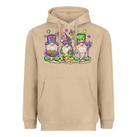 Mushroom mardi gras gnomes Heavyweight Hoodie - MaliasSmallBusiness