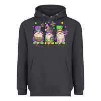 Smoke mardi gras gnomes Heavyweight Hoodie - MaliasSmallBusiness