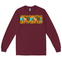 Burgundy Fall coop animals pumpkin 11 oz mug Long Sleeve Tee - Artiststas