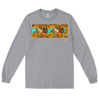 Heather Grey Fall coop animals pumpkin 11 oz mug Long Sleeve Tee - Artiststas