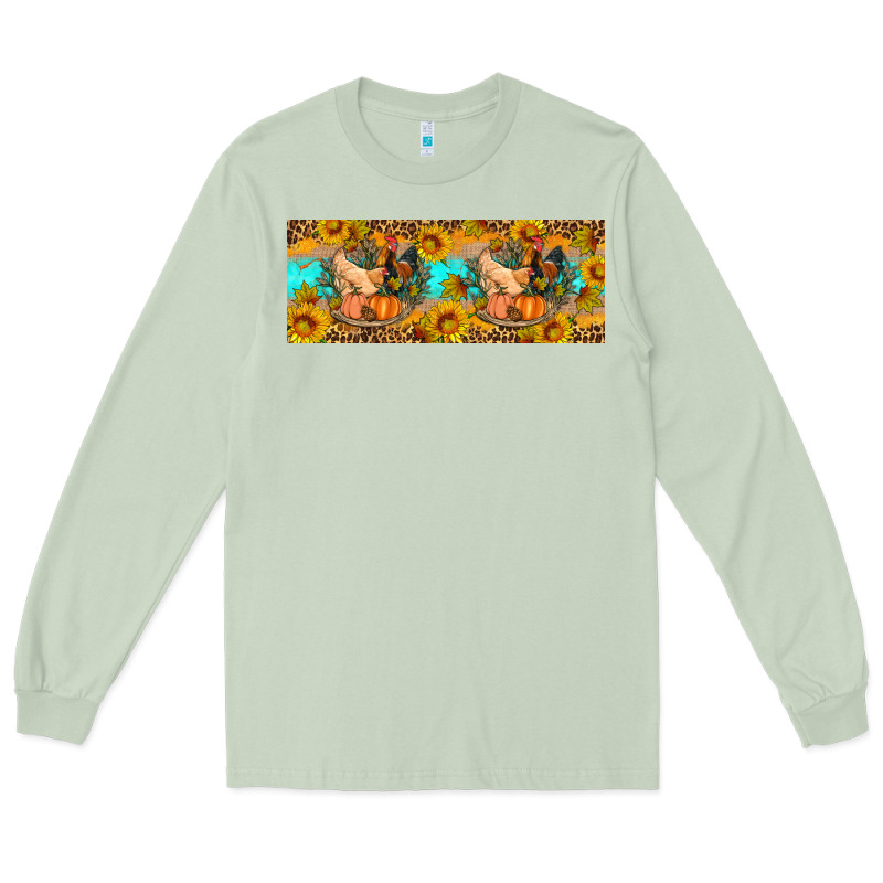 Fall Coop Animals Pumpkin 11 Oz Mug Long Sleeve Tee by Artiststas | Teevron