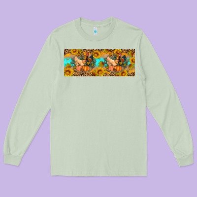Fall Coop Animals Pumpkin 11 Oz Mug Long Sleeve Tee Designed By Artiststas