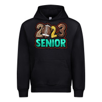 Black 2023 senior Football Urban Hoodie - NancyCooperArtShop
