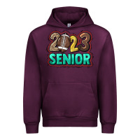 Mauve Wine 2023 senior Football Urban Hoodie - NancyCooperArtShop