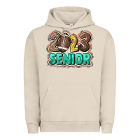 Pigment French Oak 2023 senior Football Urban Hoodie - NancyCooperArtShop
