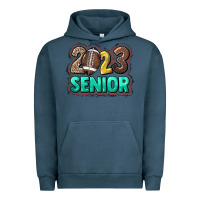 Pigment Midnight Navy 2023 senior Football Urban Hoodie - NancyCooperArtShop