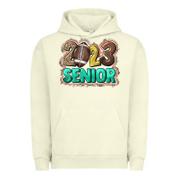 Pigment Pistachio 2023 senior Football Urban Hoodie - NancyCooperArtShop
