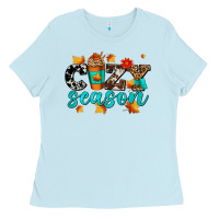 Cozy Season With Coffee Cup Ladies Tee | Teevron