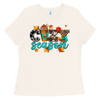 Bone cozy season with coffee cup Ladies Tee - AdoDesignShop