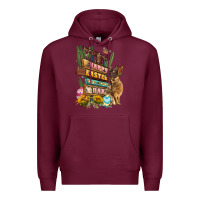 Burgundy Easter Day rodeo Premium Hoodie - LillyAllenDesigns