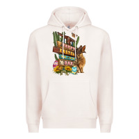 Pale Pink Easter Day rodeo Premium Hoodie - LillyAllenDesigns