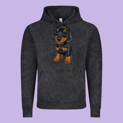 Dachshund Puppy Vintage Hoodie Designed By Ranaportraitstore