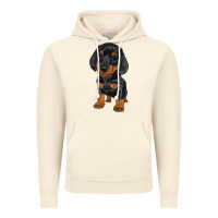 Vintage Artic dachshund puppy Vintage Hoodie - RanaPortraitStore
