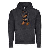 Dachshund Puppy Vintage Hoodie | Teevron