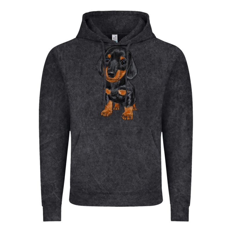 Dachshund Puppy Vintage Hoodie by RanaPortraitStore | Teevron