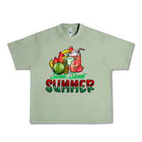 Oil Green sweet sweet summer Urban Heavy Tee - CowhideDigitalArt