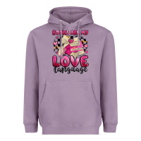 Lavender books are my love language Heavyweight Hoodie - MaliasSmallBusiness