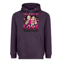 Plum books are my love language Heavyweight Hoodie - MaliasSmallBusiness