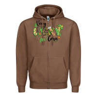 Chestnut st. patricks day very lucky cma Zipper Hoodie - BarkalooDesign
