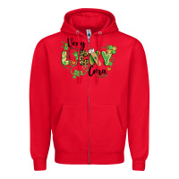 Red st. patricks day very lucky cma Zipper Hoodie - BarkalooDesign