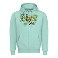 Seafoam st. patricks day very lucky cma Zipper Hoodie - BarkalooDesign