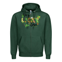 Sports Green st. patricks day very lucky cma Zipper Hoodie - BarkalooDesign