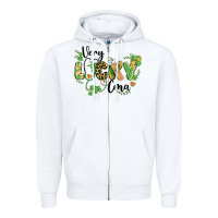 White st. patricks day very lucky cma Zipper Hoodie - BarkalooDesign