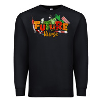 Black future nurse juneteenth Premium Sweatshirt - NancyCooperArtShop