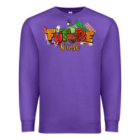 Purple future nurse juneteenth Premium Sweatshirt - NancyCooperArtShop