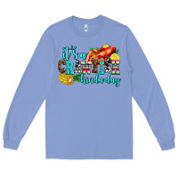 Colony Blue its a crawfish kinda day Long Sleeve Tee - AdoDesignShop