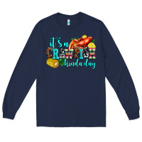 Navy its a crawfish kinda day Long Sleeve Tee - AdoDesignShop
