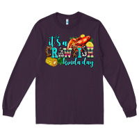 Plum its a crawfish kinda day Long Sleeve Tee - AdoDesignShop