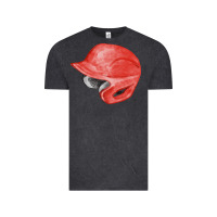 Vintage Black red baseball helmet fa element Vintage Tee - FaDigitalArtStudio