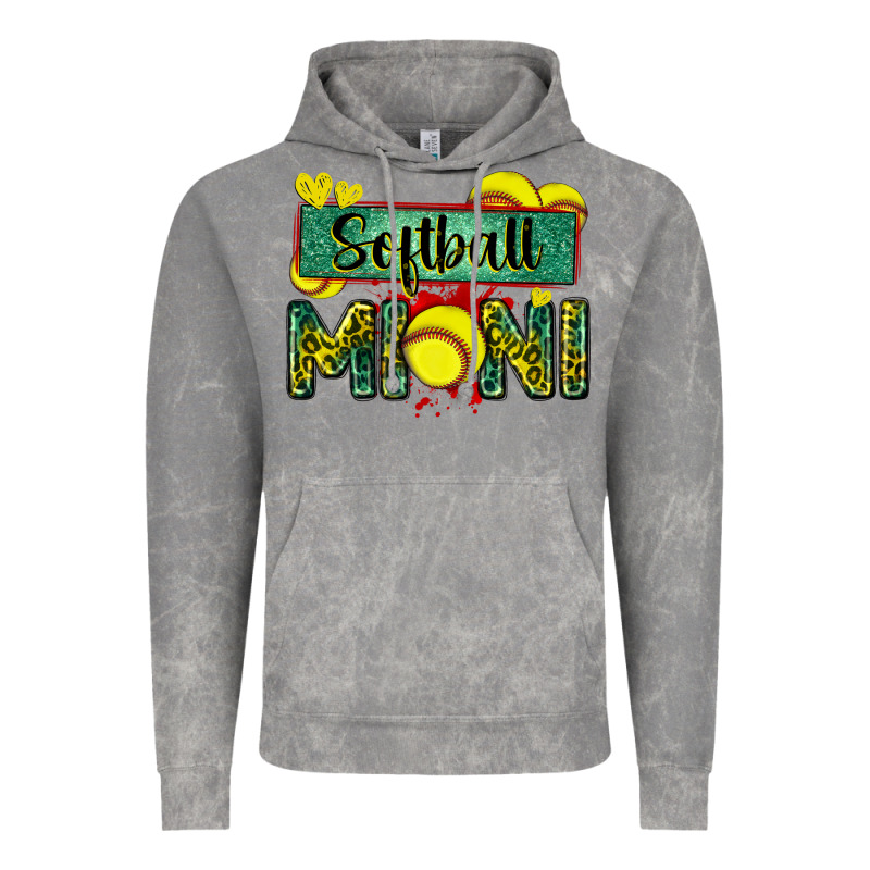 Softball Mini With Leopard Vintage Hoodie by Zillion Design Studio | Teevron