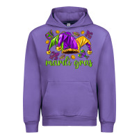 Tulip Mardi Gras with jester Urban Hoodie - NancyCooperArtShop