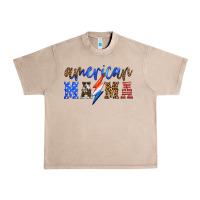 French Oak american mama thunderbolt Urban Heavy Tee - HRA Design Shop