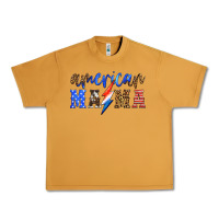 Peanut Butter american mama thunderbolt Urban Heavy Tee - HRA Design Shop