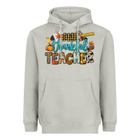 Moon Dust One thankful Teacher Heavyweight Hoodie - NancyCooperArtShop