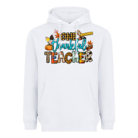 White One thankful Teacher Heavyweight Hoodie - NancyCooperArtShop