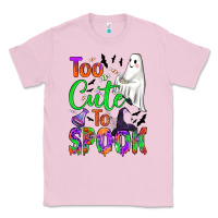Bubblegum Pink too cute to spook Classic Tee - BundleAndBundleShop