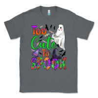 Charcoal Heather too cute to spook Classic Tee - BundleAndBundleShop