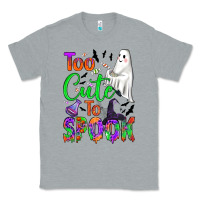 Heather Grey too cute to spook Classic Tee - BundleAndBundleShop