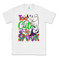White too cute to spook Classic Tee - BundleAndBundleShop