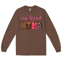 Chestnut highland cow one loved mama Long Sleeve Tee - JahusDesignShop