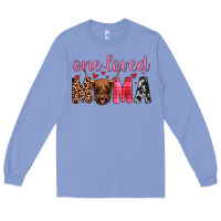 Colony Blue highland cow one loved mama Long Sleeve Tee - JahusDesignShop