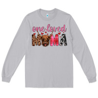 Moon Dust highland cow one loved mama Long Sleeve Tee - JahusDesignShop